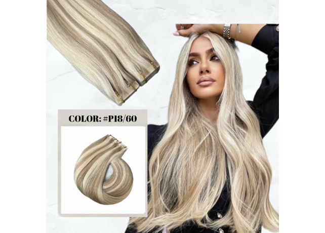 Extensii Invisible Tape Balayage #18/#60